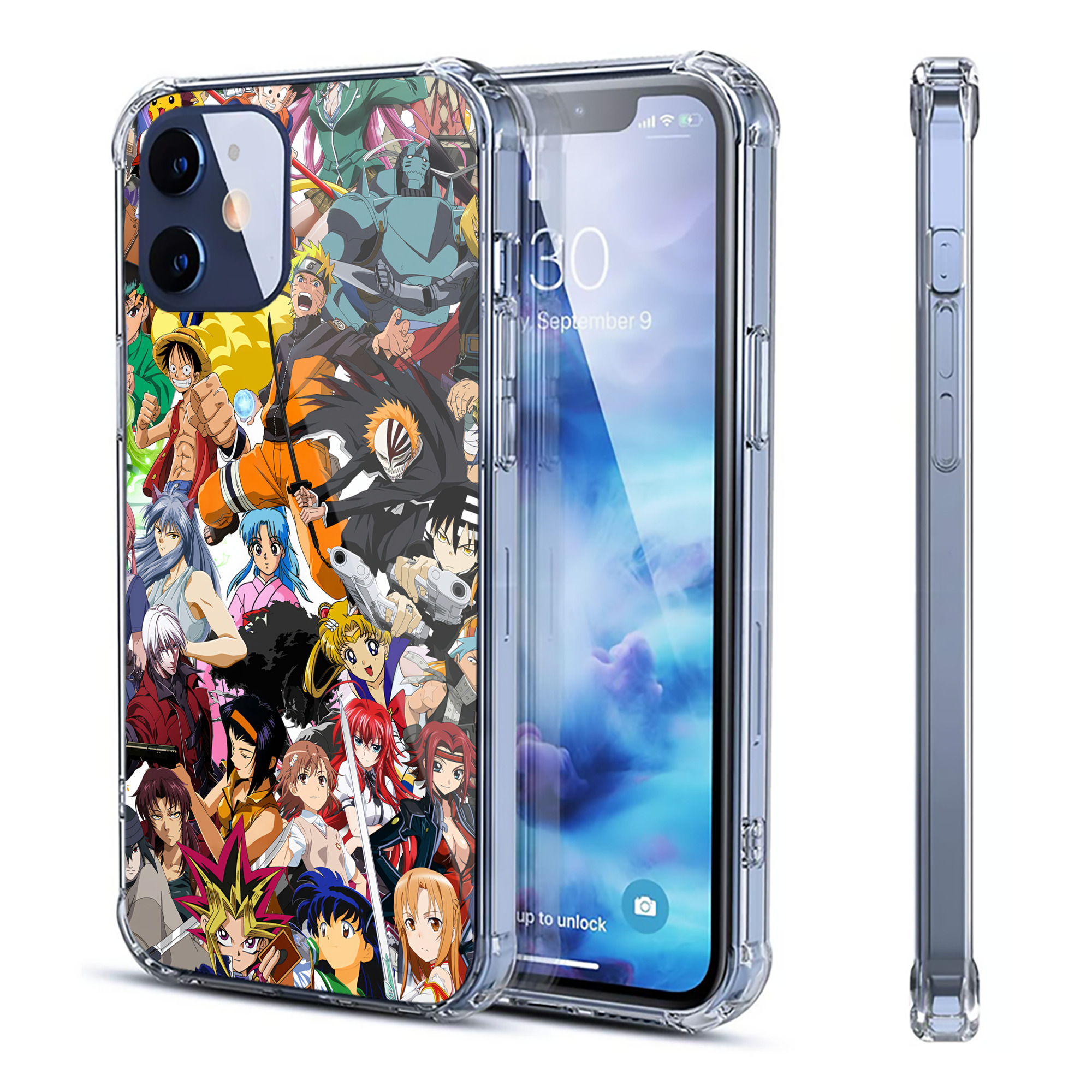 （画像用） ポケットモンスター Pokémon 【iPhone 12シリーズ対応】透明スマホケース（クリアソフトケース）